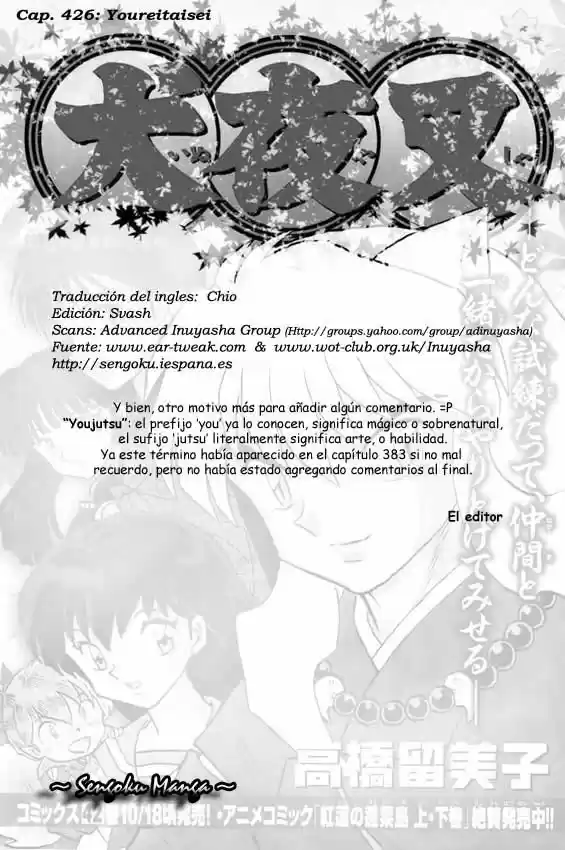 Inuyasha (1996) - Capítulo 426 - Página 20 - LectorTMOo