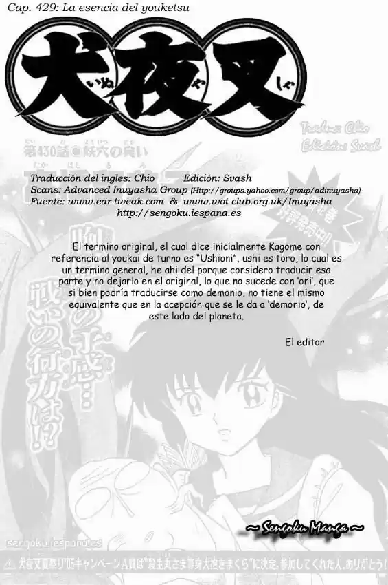 Inuyasha (1996) - Capítulo 430 - Página 19 - LectorTMOo