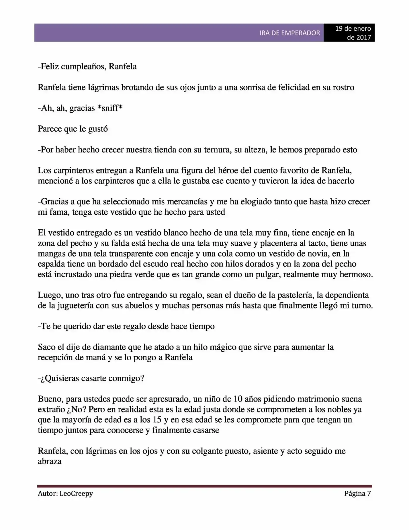Ira de emperador (novela) (2016) - Capítulo 10 - Página 7 - LectorTMOo