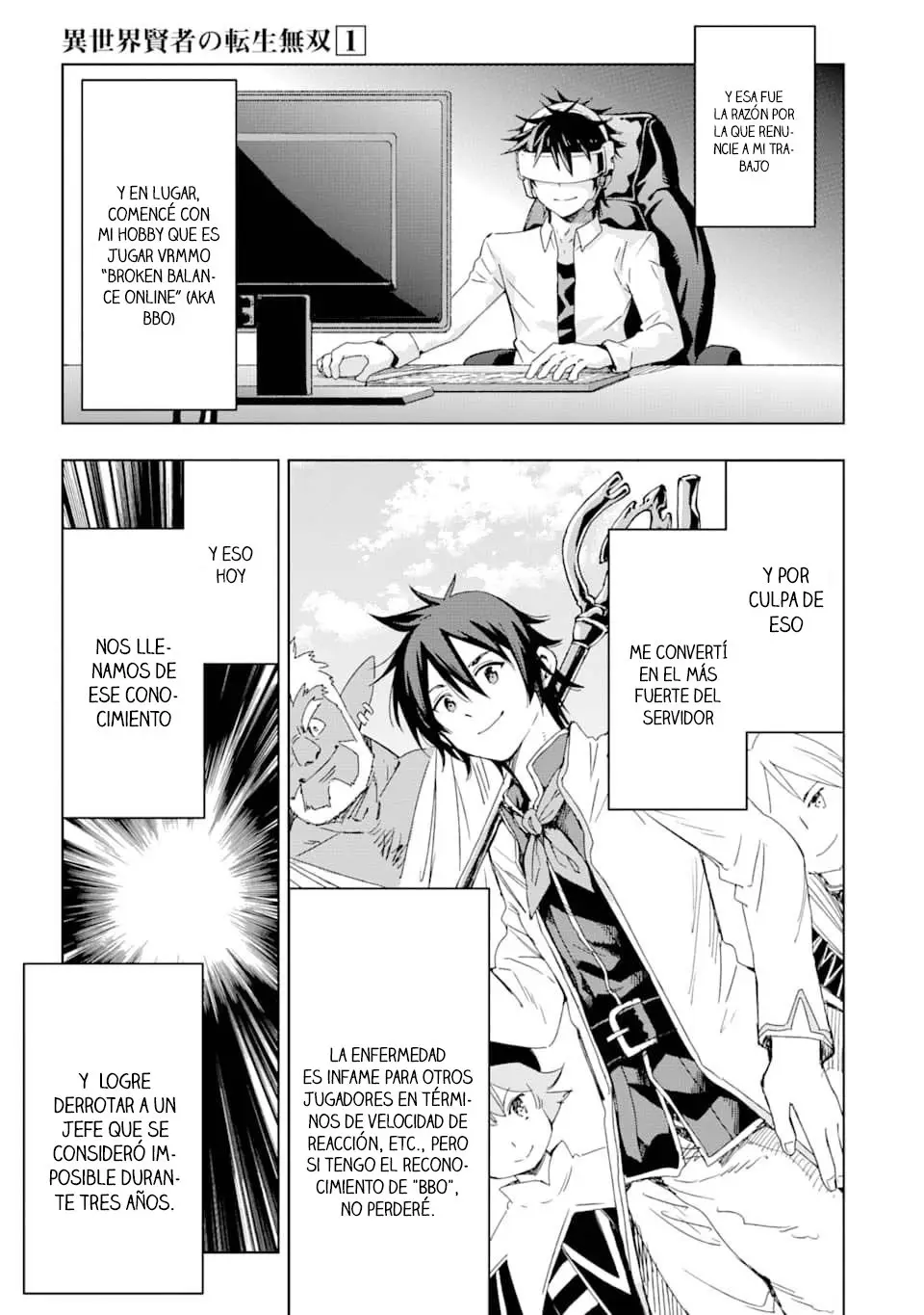 Isekai Kenja no Tensei Musou (manga) - Capítulo 1.1 - Página 7 - LectorTMOo
