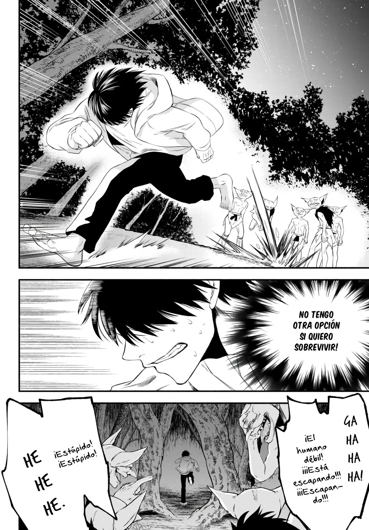 Isekai Man Chikin ― HP 1 no Mama de Saikyou Saisoku Danjon Kouryaku ― (2019) - Capítulo 3 - Página 8 - LectorTMOo
