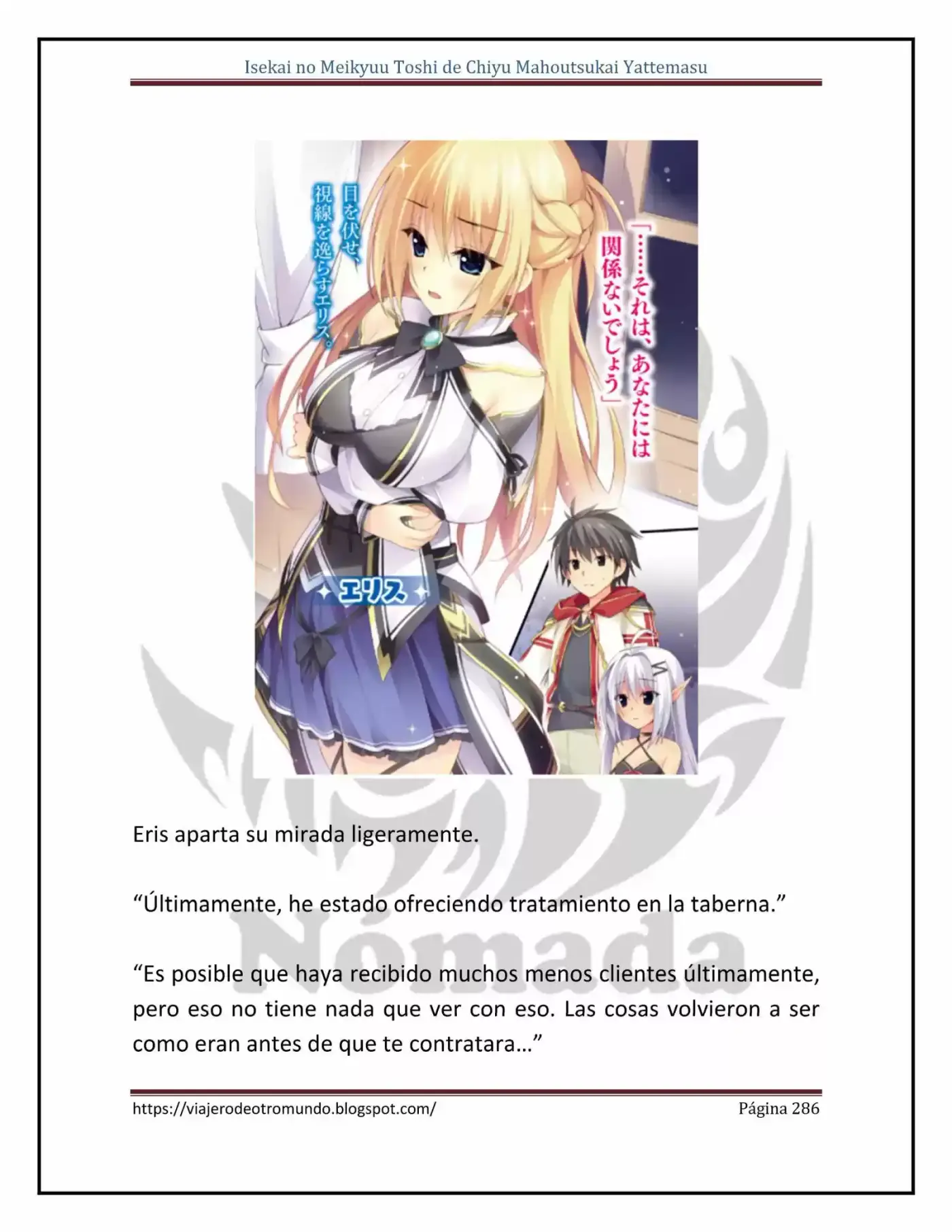 Isekai no Meikyuu Toshi de Chiyu Mahoutsukai Yattemasu (novela) (2014) - Capítulo 19 - Página 8 - LectorTMOo
