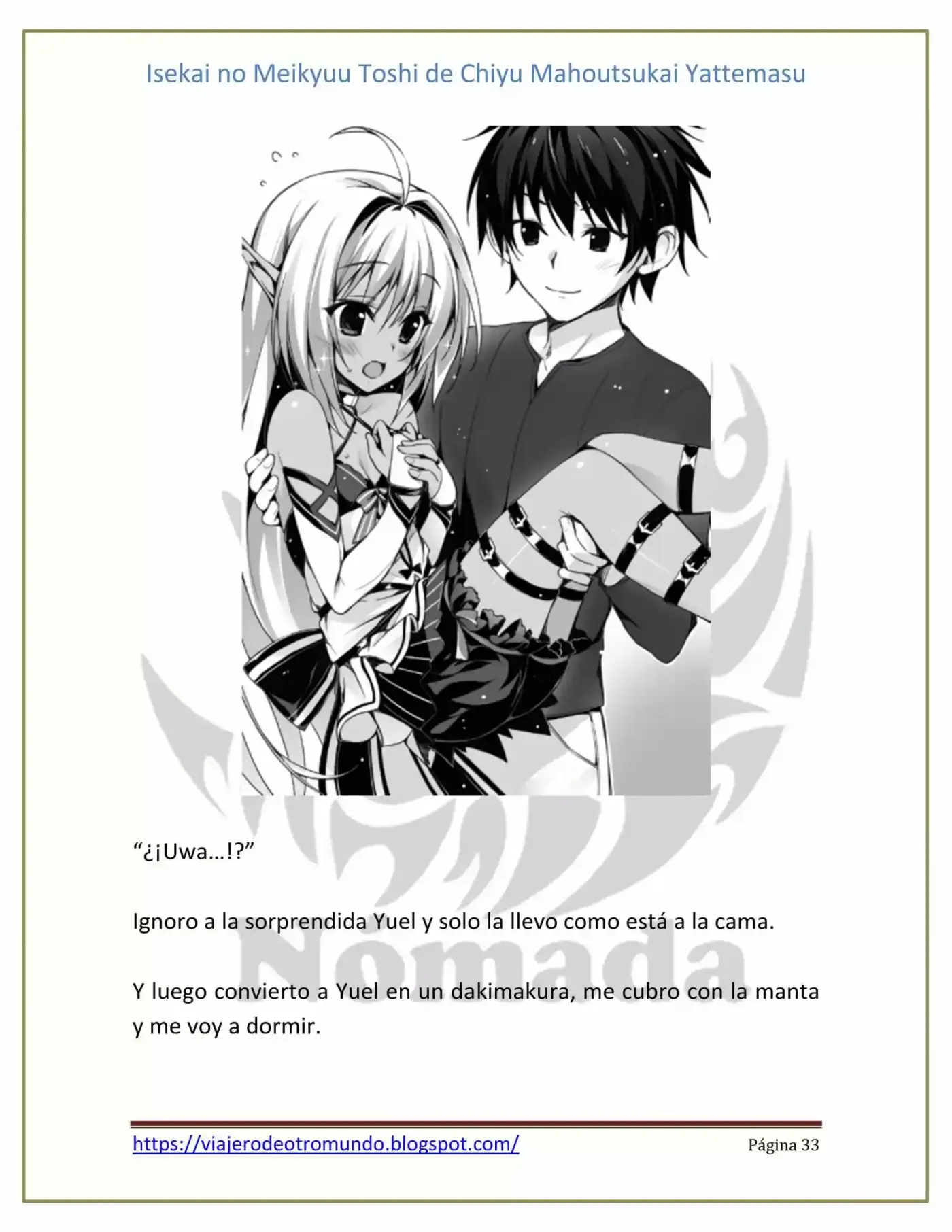 Isekai no Meikyuu Toshi de Chiyu Mahoutsukai Yattemasu (novela) (2014) - Capítulo 2 - Página 33 - LectorTMOo