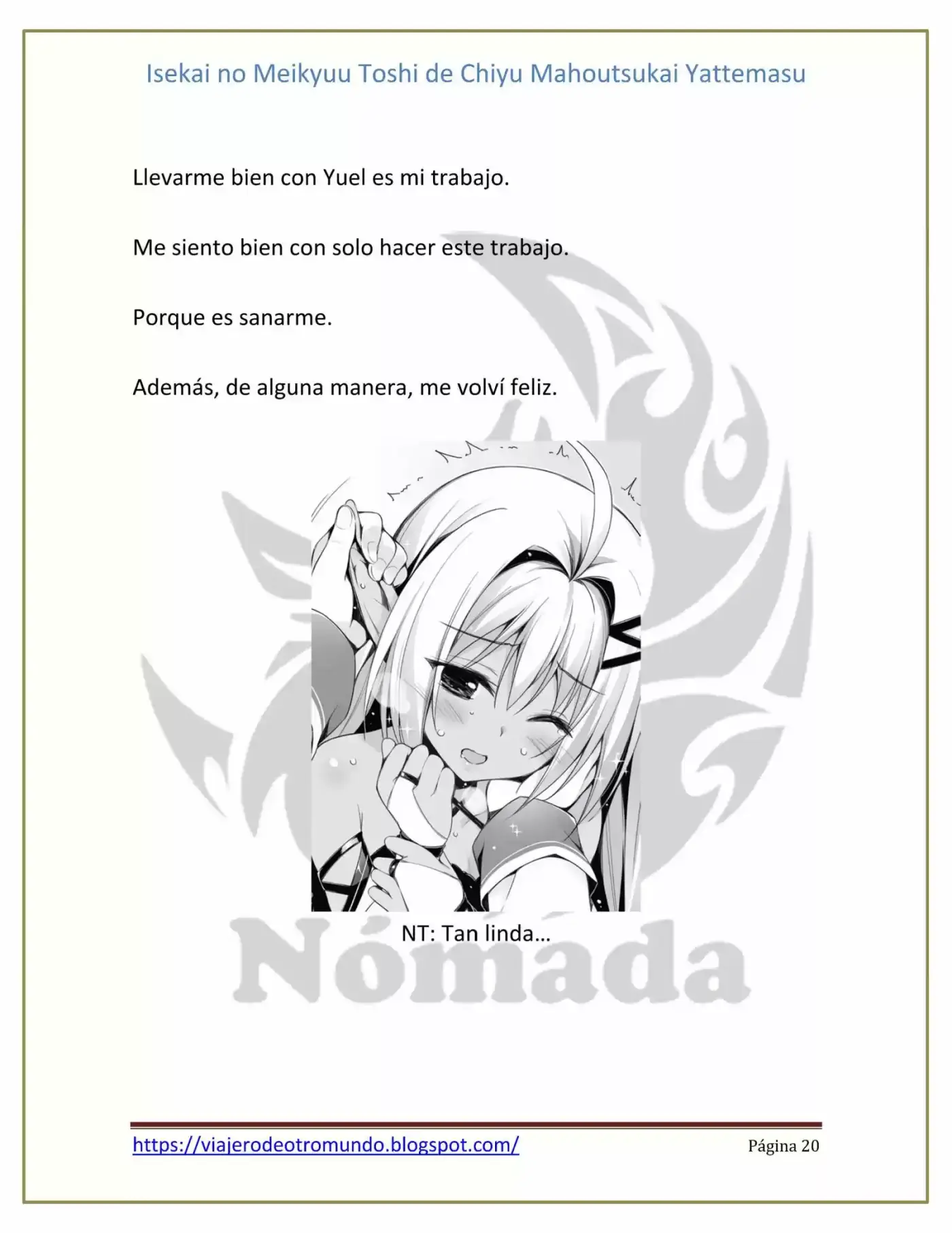 Isekai no Meikyuu Toshi de Chiyu Mahoutsukai Yattemasu (novela) (2014) - Capítulo 3 - Página 20 - LectorTMOo