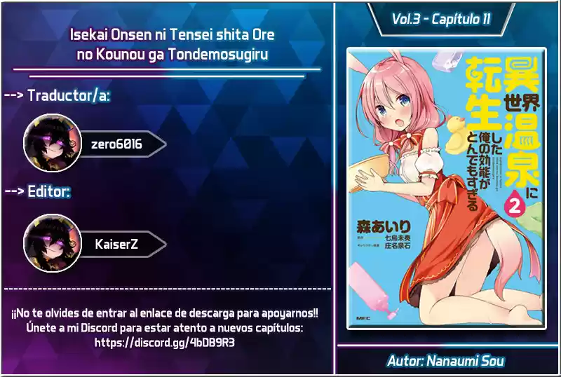 Isekai Onsen ni Tensei shita Ore no Kounou ga Tondemosugiru (2017) - Capítulo 11 - Página 1 - LectorTMOo