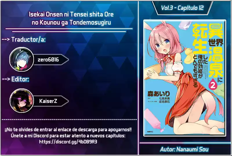 Isekai Onsen ni Tensei shita Ore no Kounou ga Tondemosugiru (2017) - Capítulo 12 - Página 1 - LectorTMOo