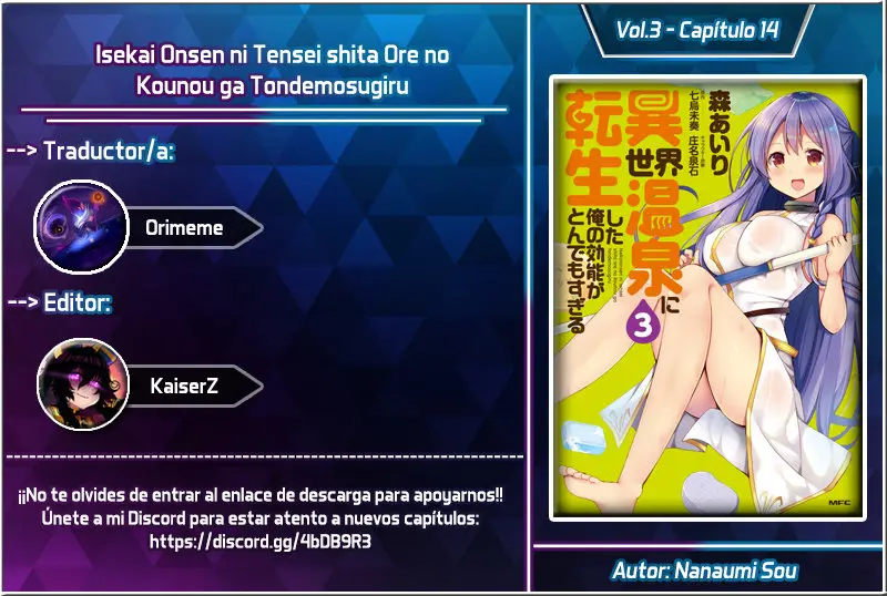 Isekai Onsen ni Tensei shita Ore no Kounou ga Tondemosugiru (2017) - Capítulo 14 - Página 1 - LectorTMOo