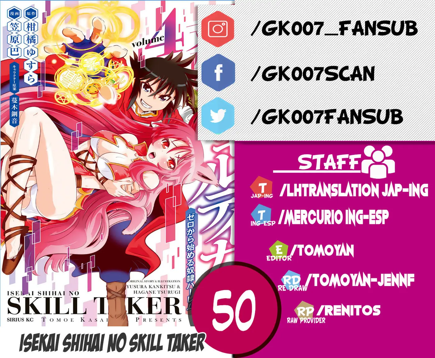 Isekai Shihai no Skill Taker: Zero kara Hajimeru Dorei Harem (2016) - Capítulo 50 - Página 1 - LectorTMOo