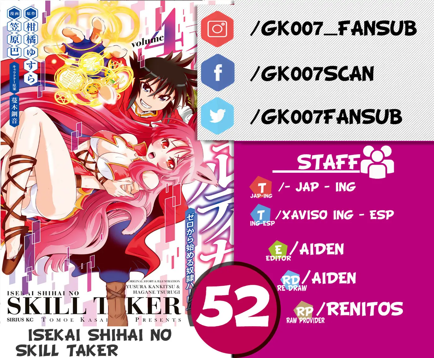 Isekai Shihai no Skill Taker: Zero kara Hajimeru Dorei Harem (2016) - Capítulo 52 - Página 1 - LectorTMOo