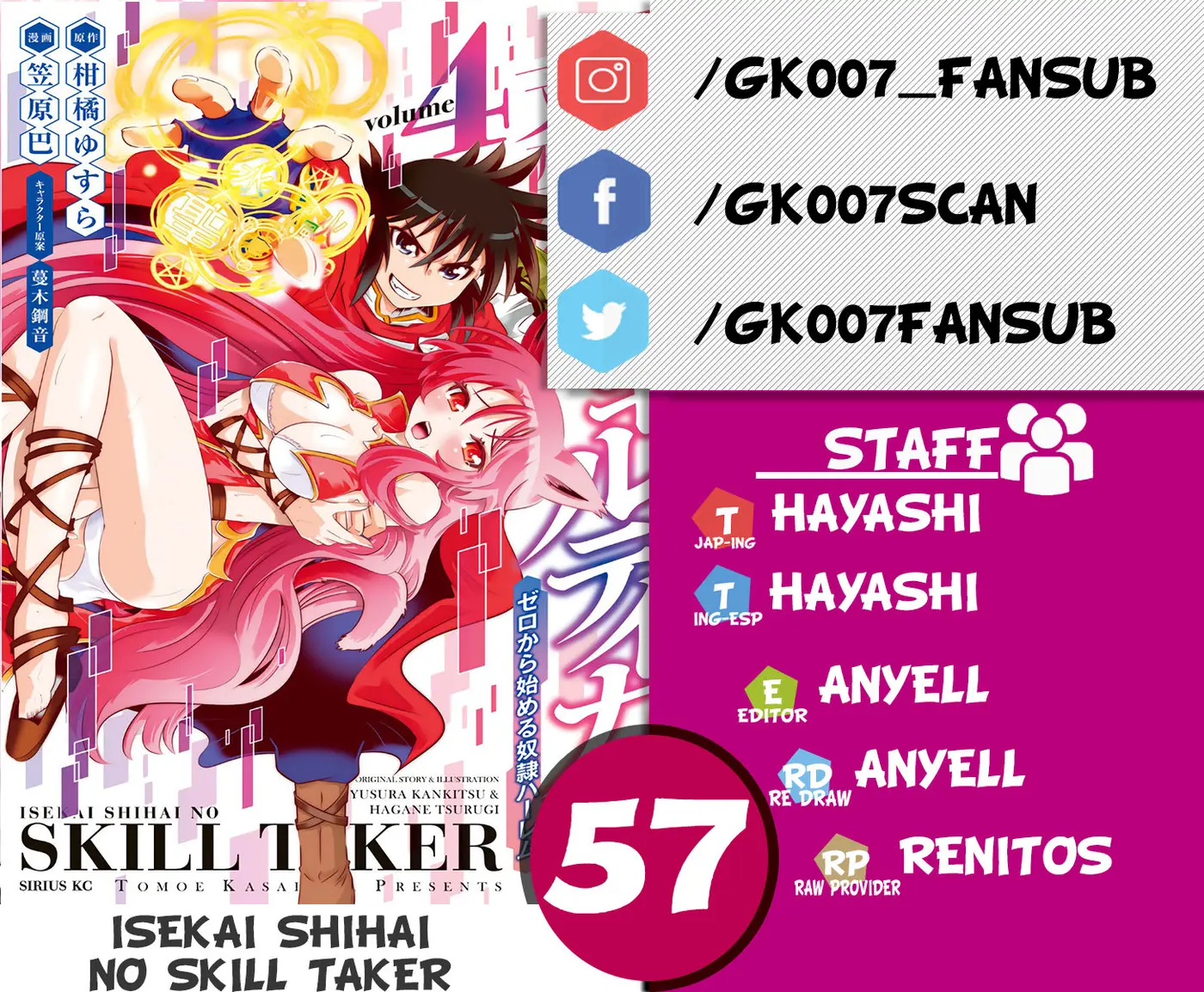Isekai Shihai no Skill Taker: Zero kara Hajimeru Dorei Harem (2016) - Capítulo 57 - Página 1 - LectorTMOo