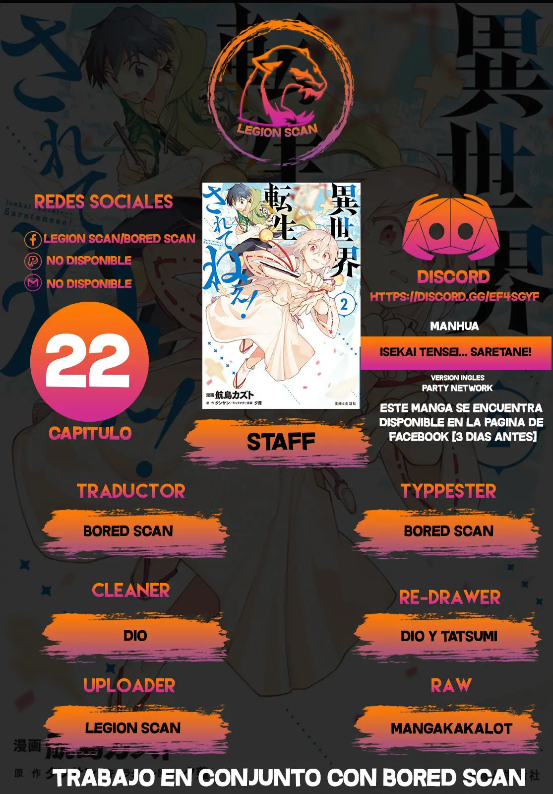 Isekai Tensei ... ¡Saretenee! - Capítulo 22 - Página 1 - LectorTMOo