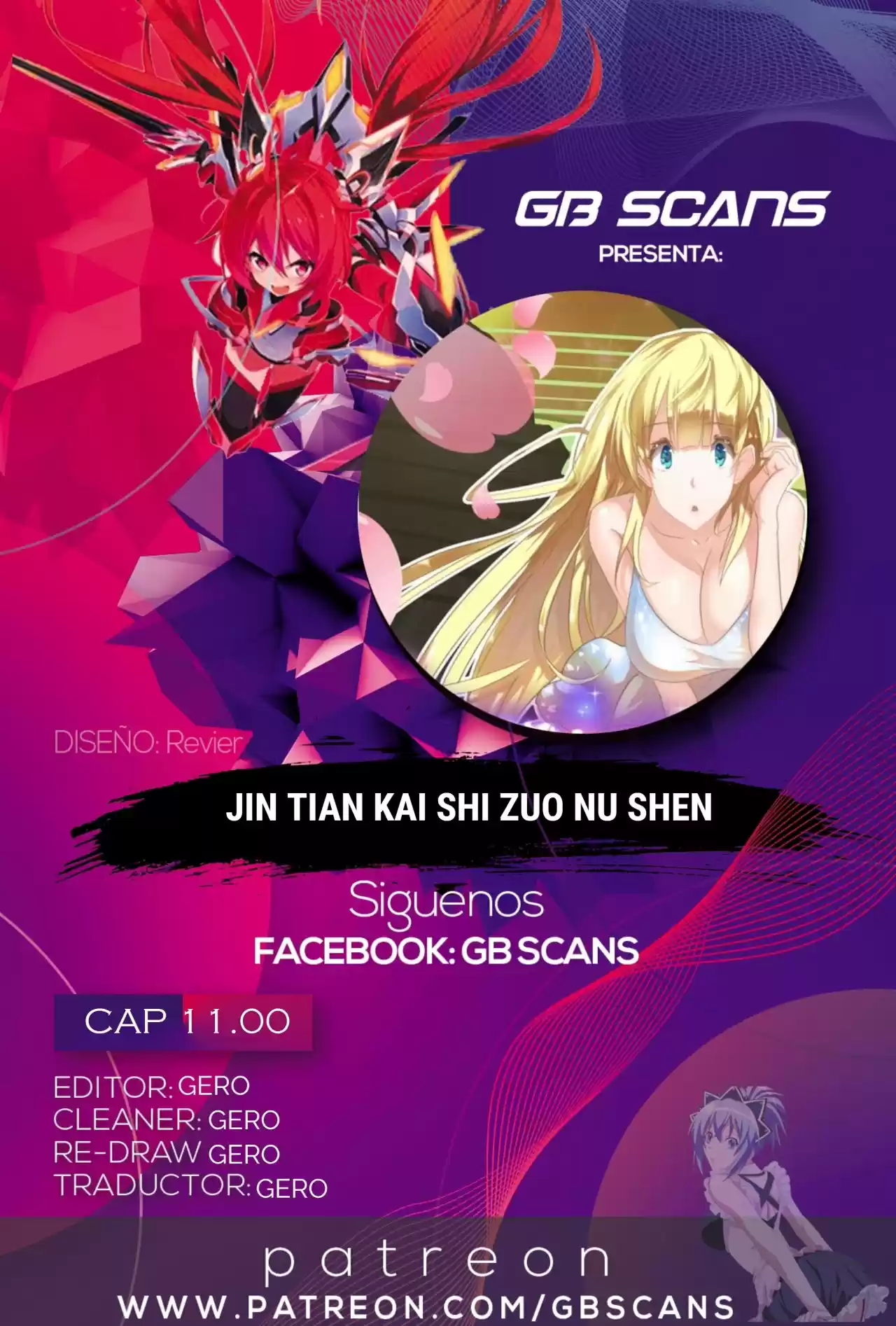 JIN TIAN KAI SHI ZUO NU SHEN - Capítulo 11 - Página 1 - LectorTMOo