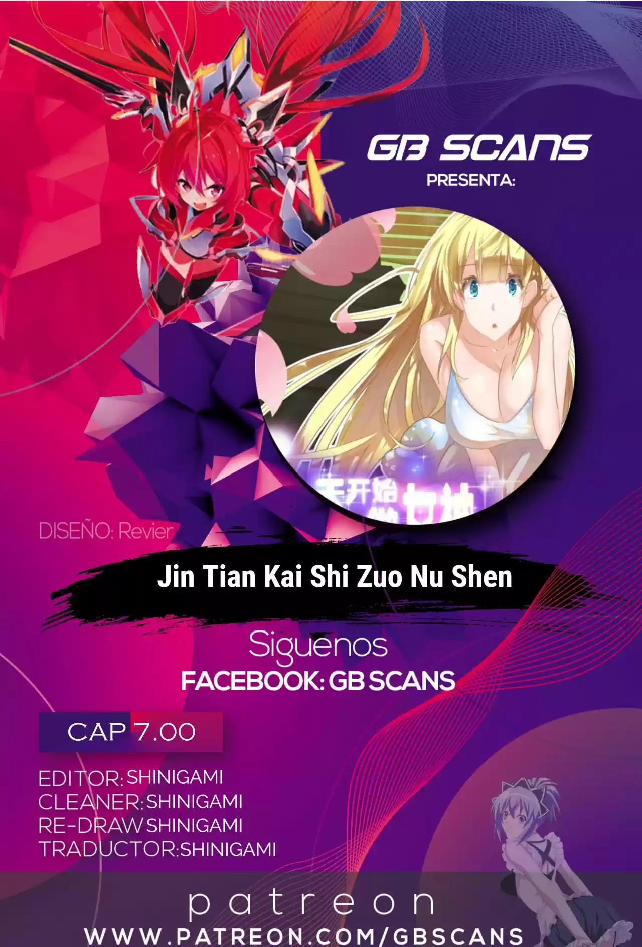 JIN TIAN KAI SHI ZUO NU SHEN - Capítulo 7 - Página 1 - LectorTMOo