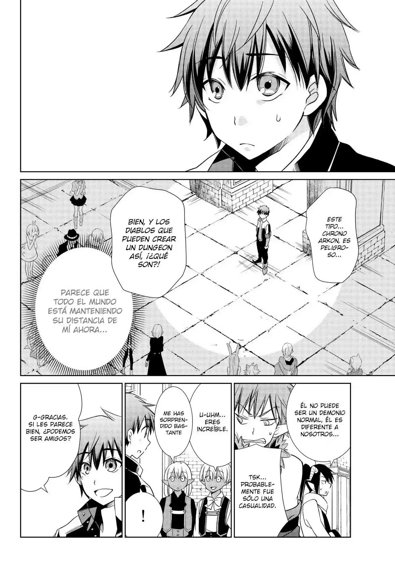 Jishou! Heibon Mazoku no Eiyuu Life: B-kyuu Mazoku nano ni Cheat Dungeon wo Tsukutteshimatta Kekka (2018) - Capítulo 2 - Página 6 - LectorTMOo