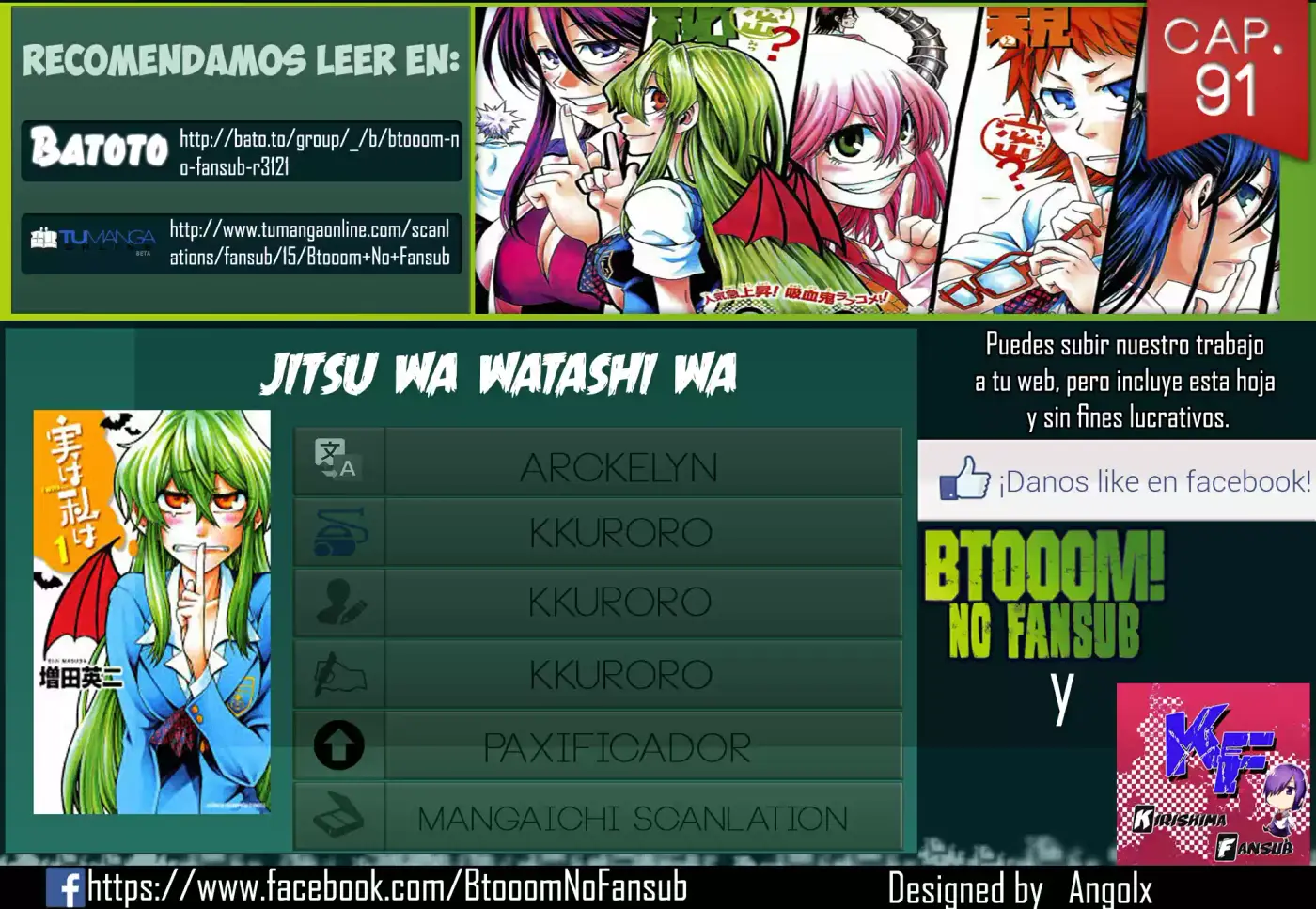 Jitsu wa Watashi wa (2013) - Capítulo 91 - Página 1 - LectorTMOo