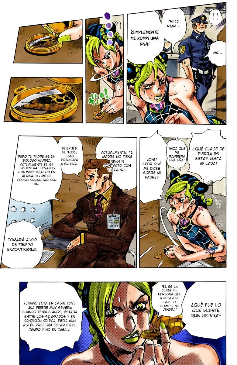 Jojo`s Bizarre Adventure: Parte 6 Stone Ocean (2000) - Capítulo 1 - Página 18 - LectorTMOo