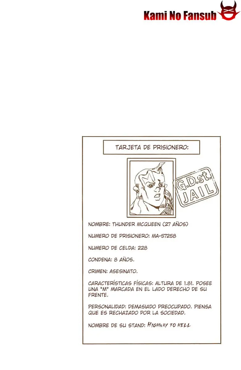 Jojo`s Bizarre Adventure: Parte 6 Stone Ocean (2000) - Capítulo 24 - Página 4 - LectorTMOo