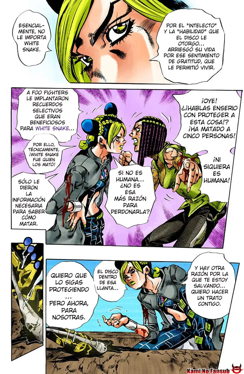 Jojo`s Bizarre Adventure: Parte 6 Stone Ocean (2000) - Capítulo 32 - Página 19 - LectorTMOo