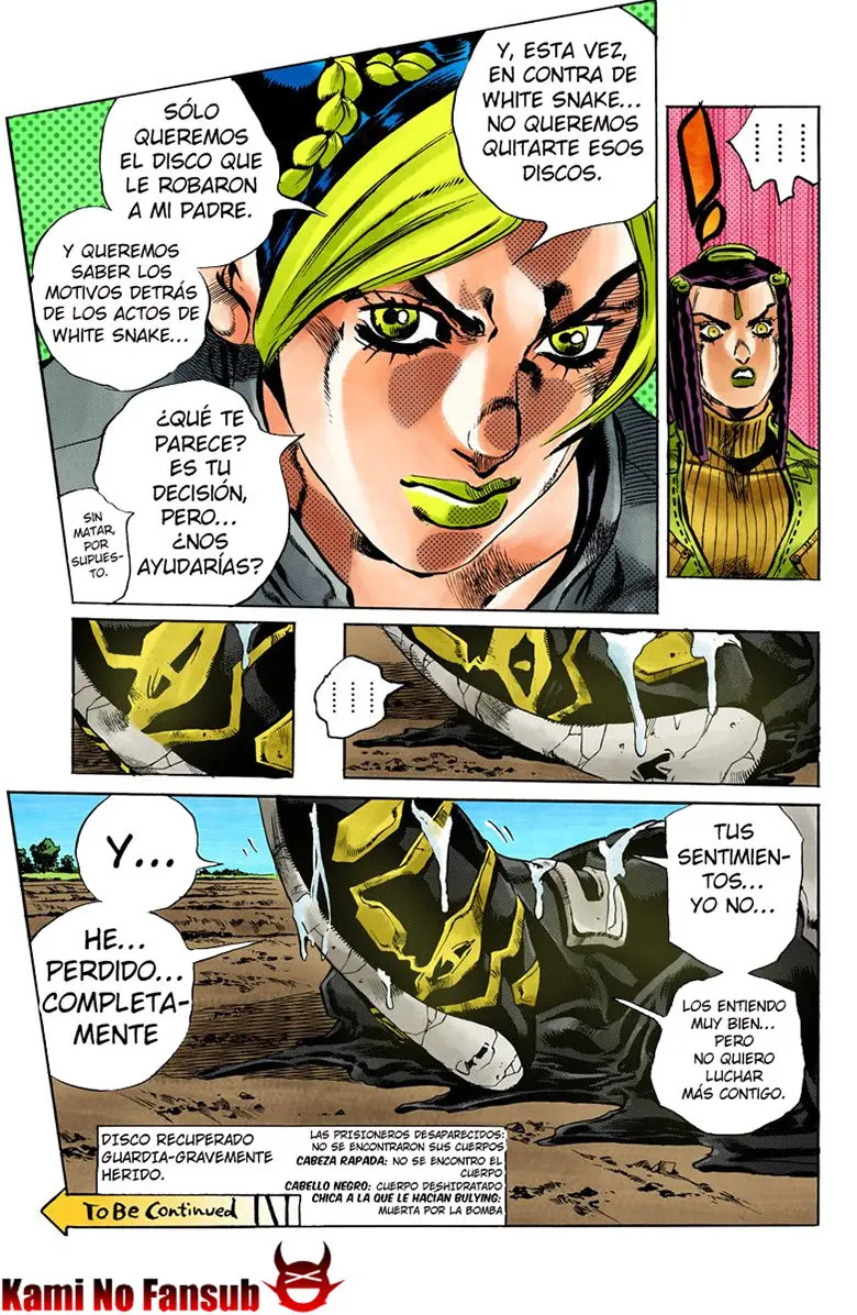 Jojo`s Bizarre Adventure: Parte 6 Stone Ocean (2000) - Capítulo 32 - Página 20 - LectorTMOo