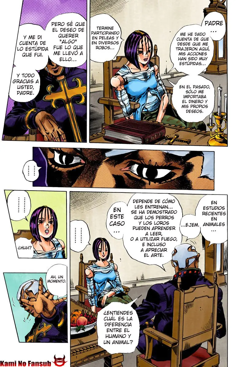 Jojo`s Bizarre Adventure: Parte 6 Stone Ocean (2000) - Capítulo 34 - Página 11 - LectorTMOo