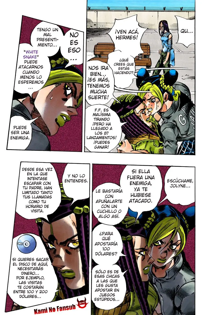 Jojo`s Bizarre Adventure: Parte 6 Stone Ocean (2000) - Capítulo 35 - Página 16 - LectorTMOo