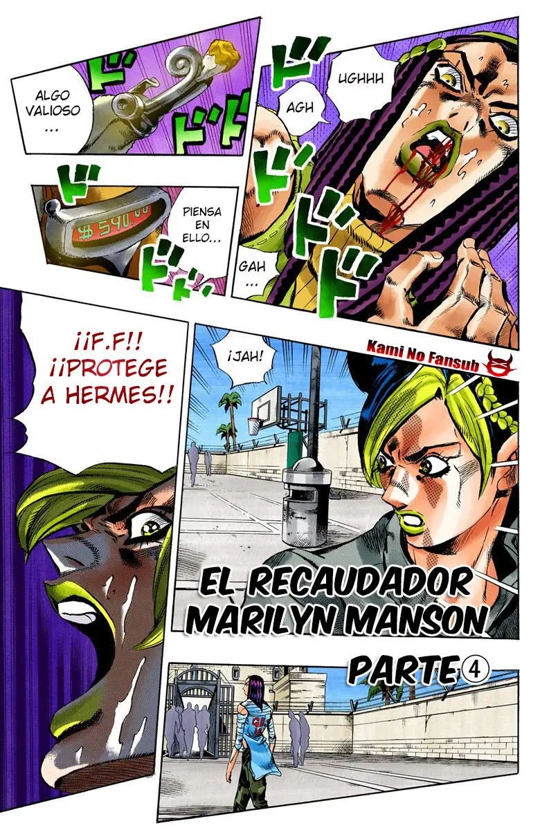 Jojo`s Bizarre Adventure: Parte 6 Stone Ocean (2000) - Capítulo 37 - Página 4 - LectorTMOo