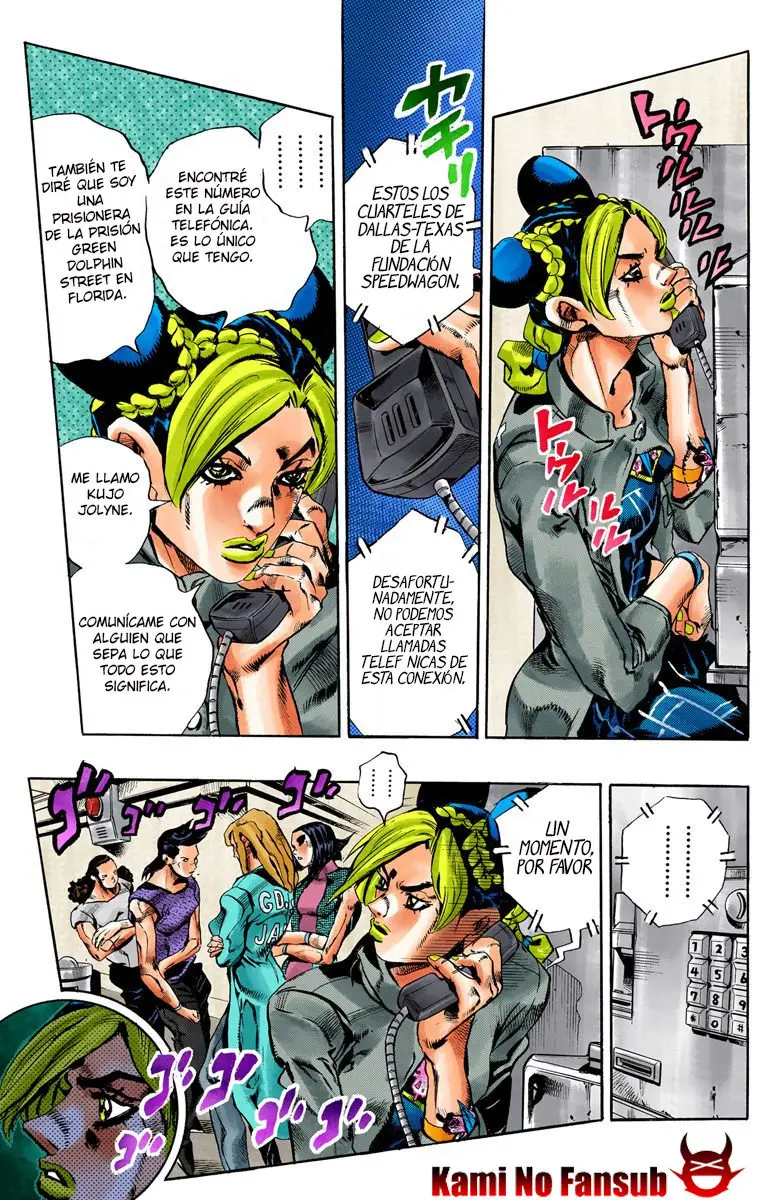 Jojo`s Bizarre Adventure: Parte 6 Stone Ocean (2000) - Capítulo 40 - Página 4 - LectorTMOo