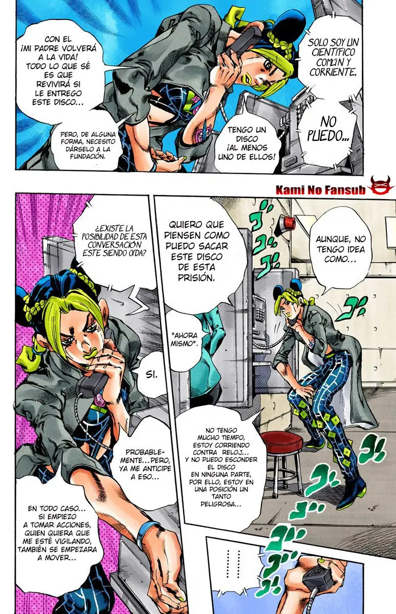 Jojo`s Bizarre Adventure: Parte 6 Stone Ocean (2000) - Capítulo 40 - Página 7 - LectorTMOo