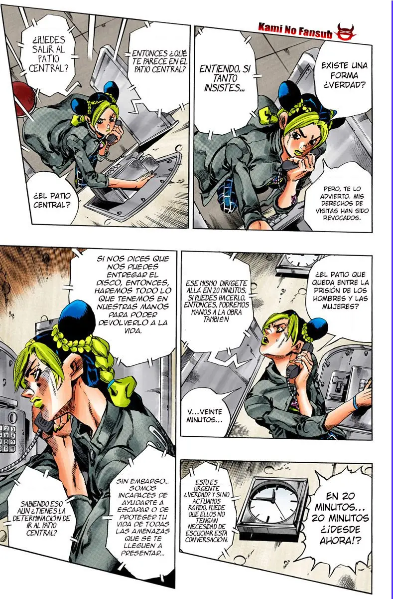Jojo`s Bizarre Adventure: Parte 6 Stone Ocean (2000) - Capítulo 40 - Página 8 - LectorTMOo