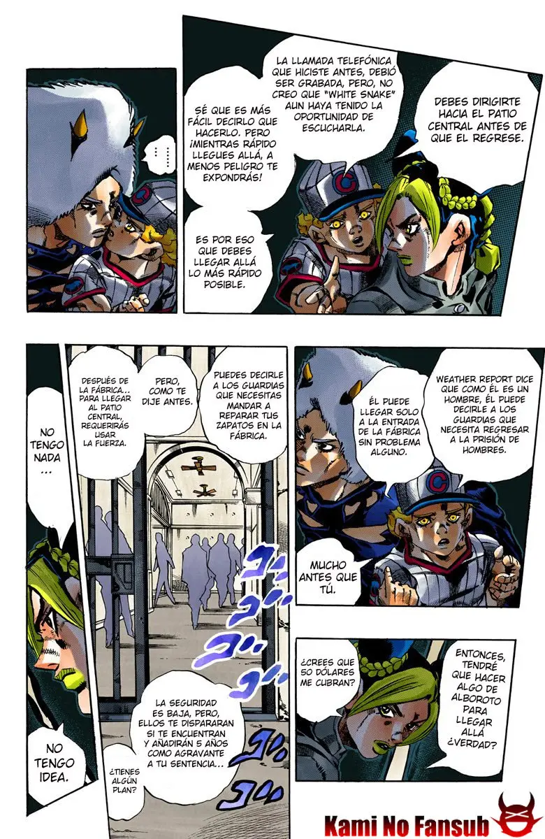 Jojo`s Bizarre Adventure: Parte 6 Stone Ocean (2000) - Capítulo 41 - Página 8 - LectorTMOo