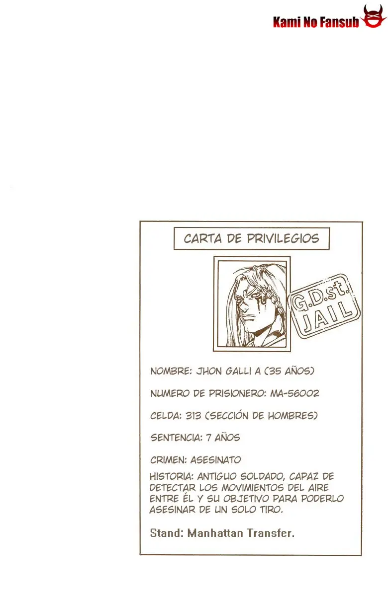 JoJo's Bizarre Adventure Part 6: Stone Ocean (1999) - Capítulo 21.5 - Página 2 - LectorTMOo