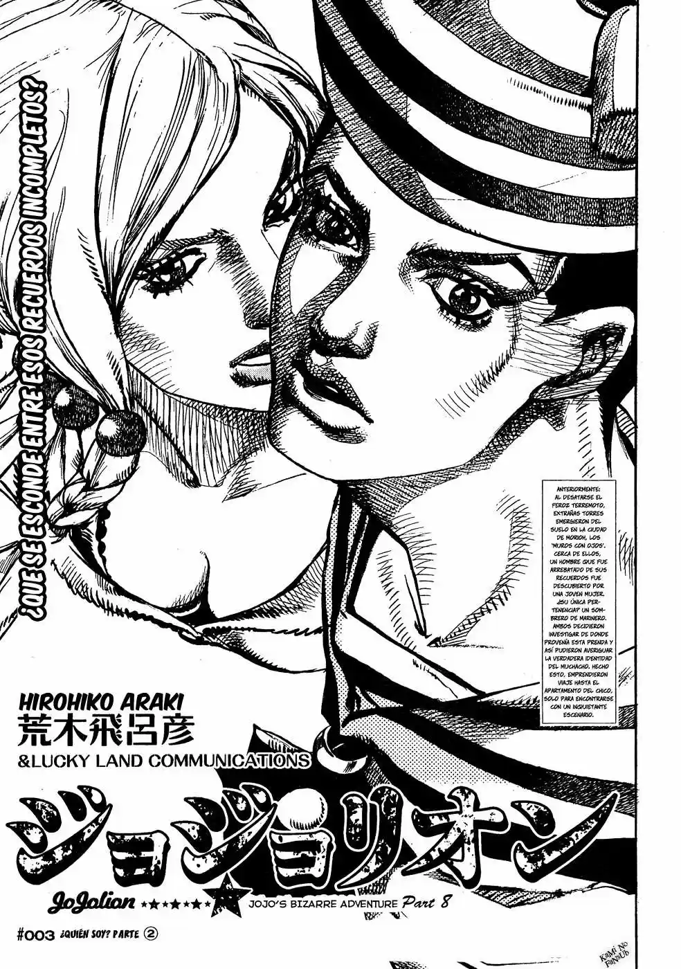 Jojo's Bizarre Adventure Part 8: Jojolion (2011) - Capítulo 3 - Página 2 - LectorTMOo