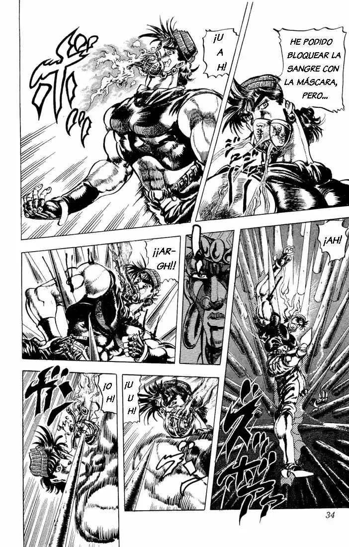 Jojos Bizarre Adventure Parte 2: Battle Tendency (1987) - Capítulo 35 - Página 8 - LectorTMOo