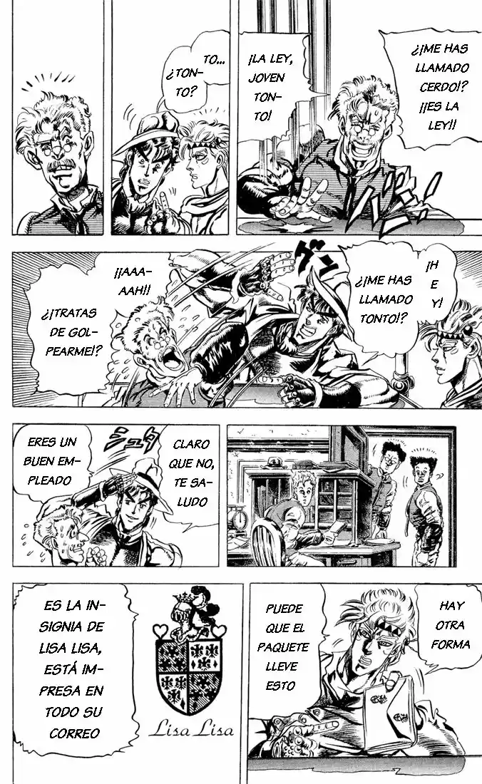 Jojos Bizarre Adventure Parte 2: Battle Tendency (1987) - Capítulo 39 - Página 4 - LectorTMOo