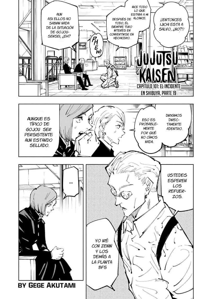 Jujutsu kaisen (2018) - Capítulo 101 - Página 3 - LectorTMOo