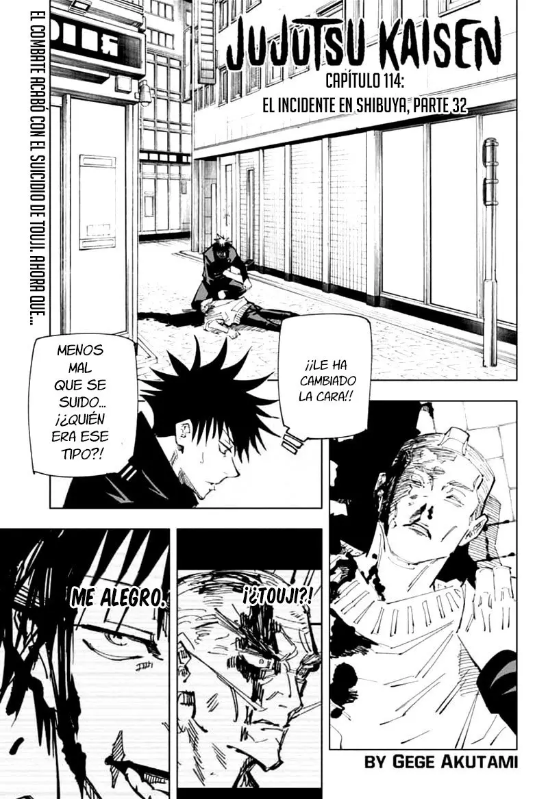 Jujutsu kaisen (2018) - Capítulo 114 - Página 3 - LectorTMOo