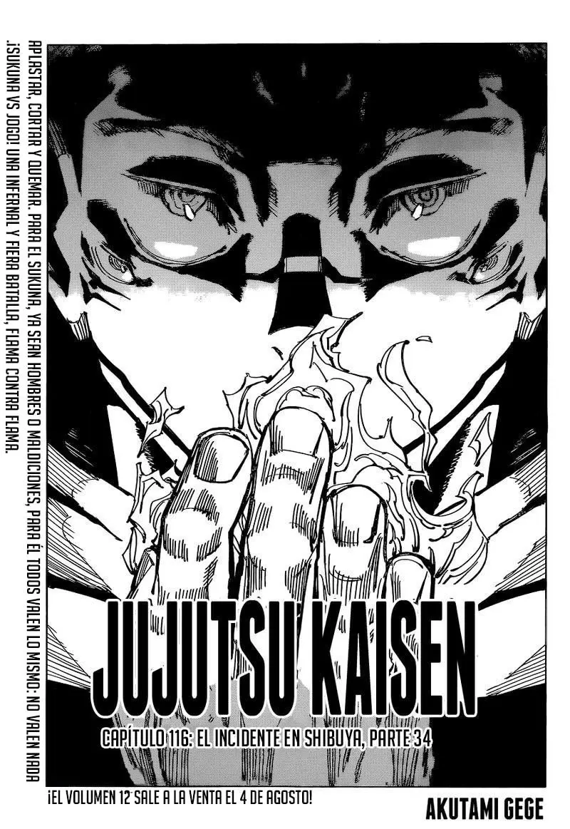 Jujutsu kaisen (2018) - Capítulo 116 - Página 3 - LectorTMOo