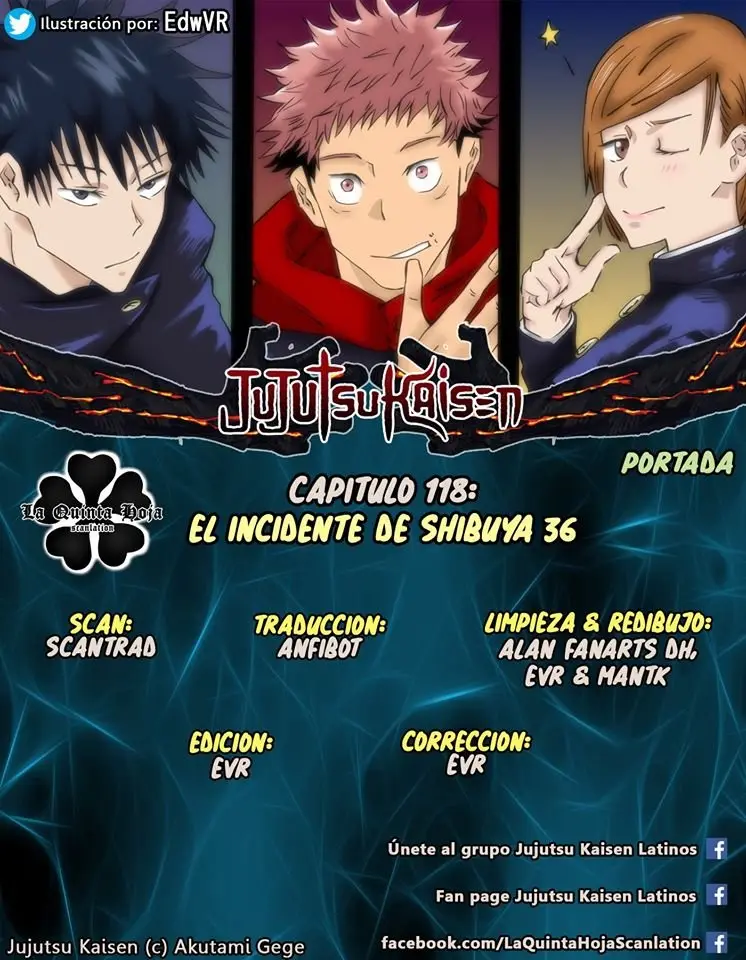 Jujutsu kaisen (2018) - Capítulo 118 - Página 1 - LectorTMOo