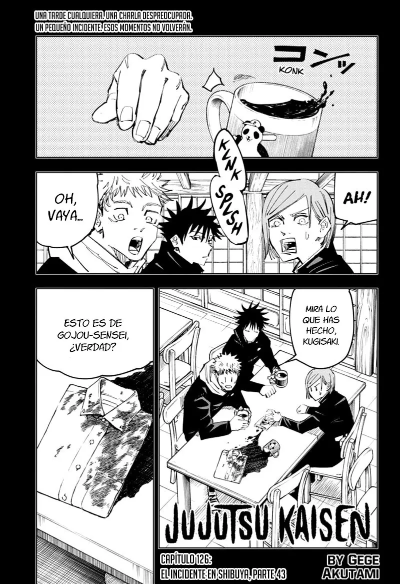 Jujutsu kaisen (2018) - Capítulo 126 - Página 3 - LectorTMOo