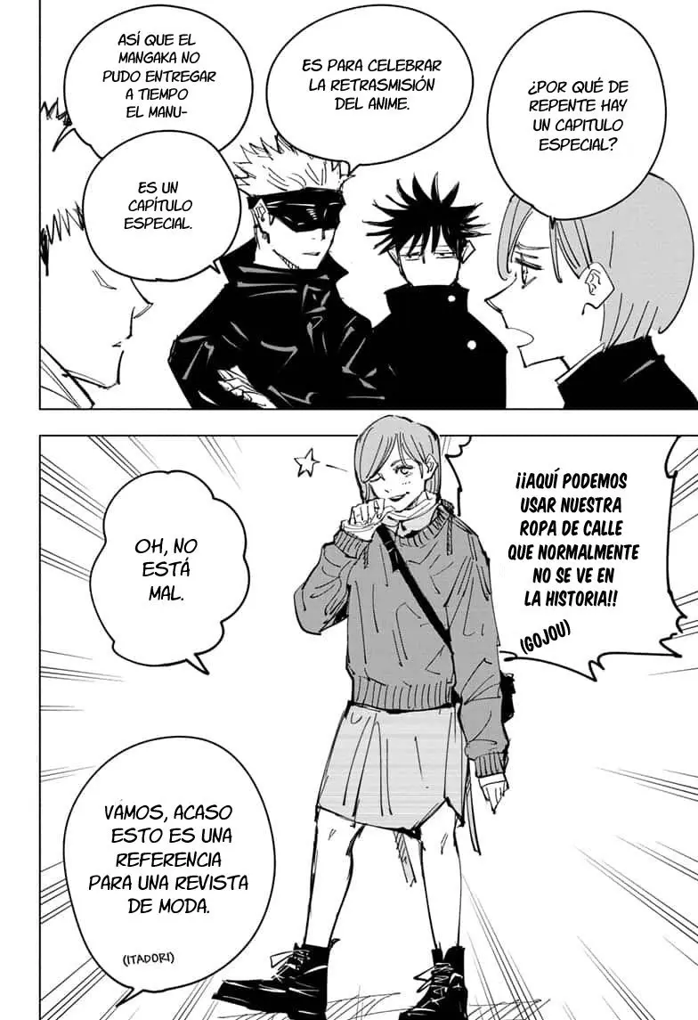 Jujutsu kaisen (2018) - Capítulo 129.5 - Página 4 - LectorTMOo
