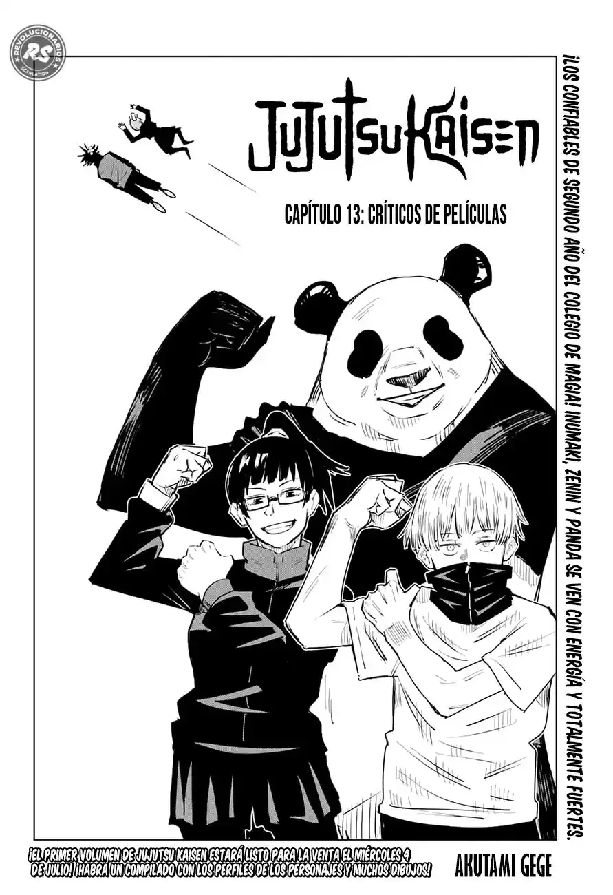 Jujutsu kaisen (2018) - Capítulo 13 - Página 3 - LectorTMOo