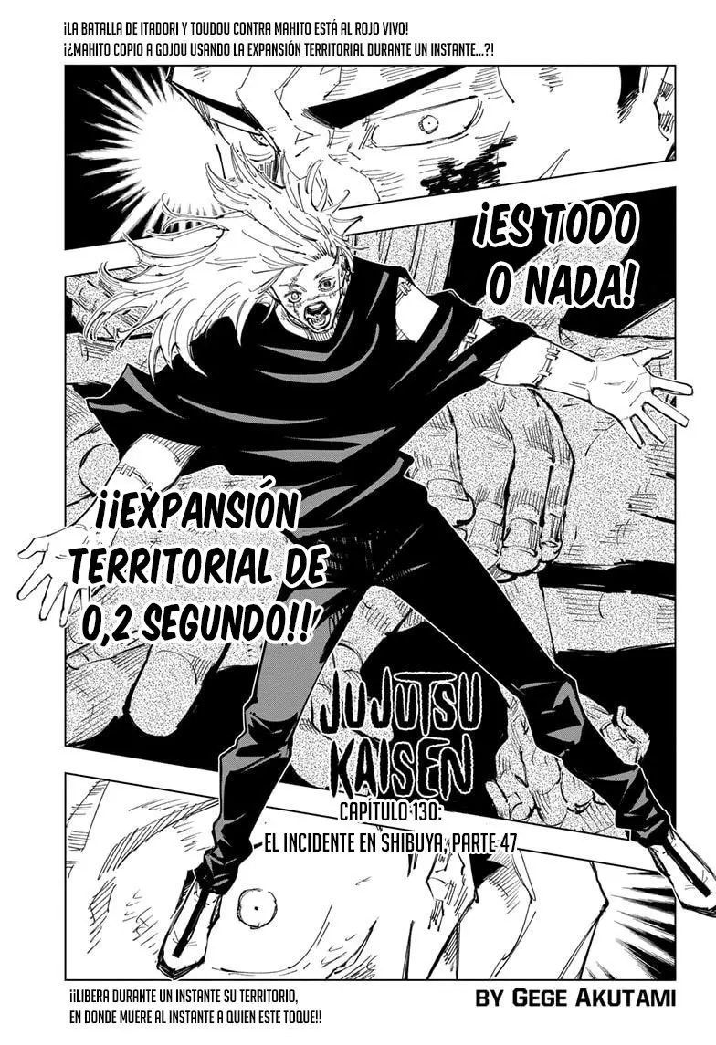 Jujutsu kaisen (2018) - Capítulo 130 - Página 3 - LectorTMOo