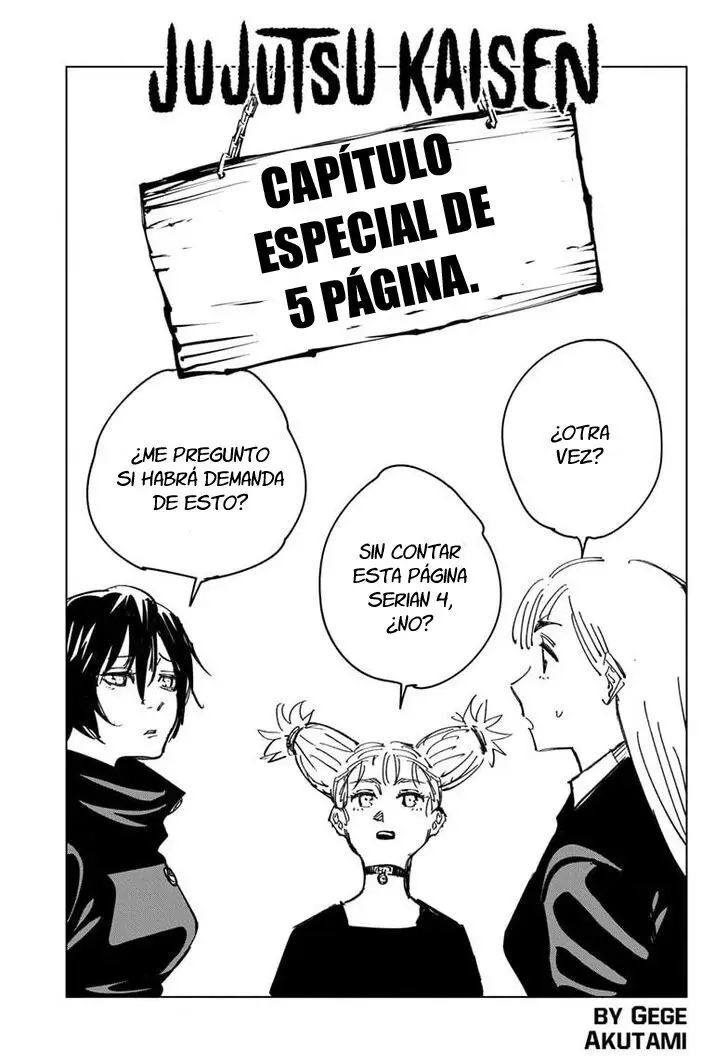Jujutsu kaisen (2018) - Capítulo 132.5 - Página 3 - LectorTMOo