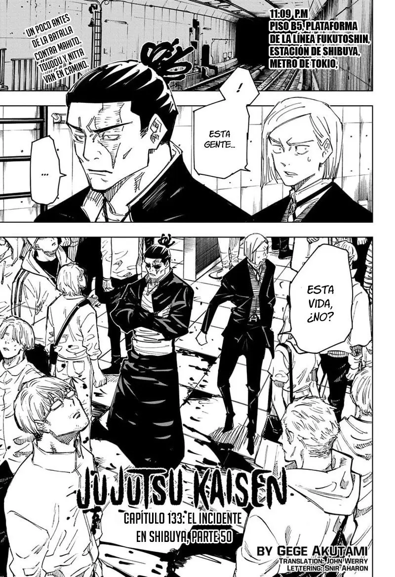 Jujutsu kaisen (2018) - Capítulo 133 - Página 3 - LectorTMOo