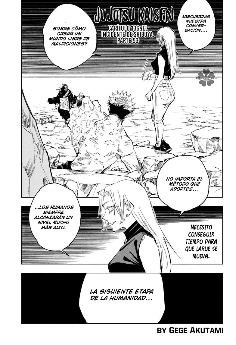 Jujutsu kaisen (2018) - Capítulo 136 - Página 1 - LectorTMOo