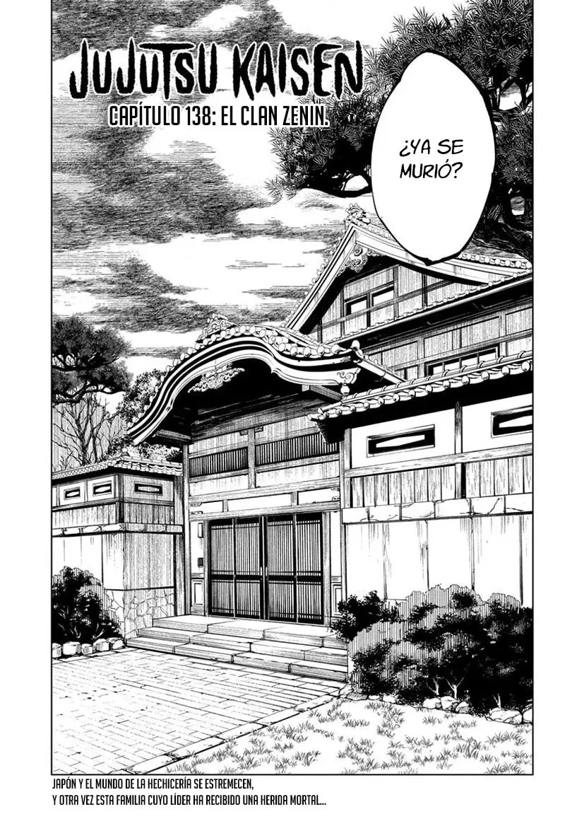 Jujutsu kaisen (2018) - Capítulo 138 - Página 4 - LectorTMOo