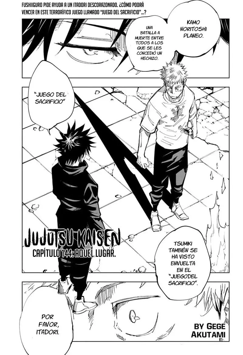 Jujutsu kaisen (2018) - Capítulo 144 - Página 3 - LectorTMOo
