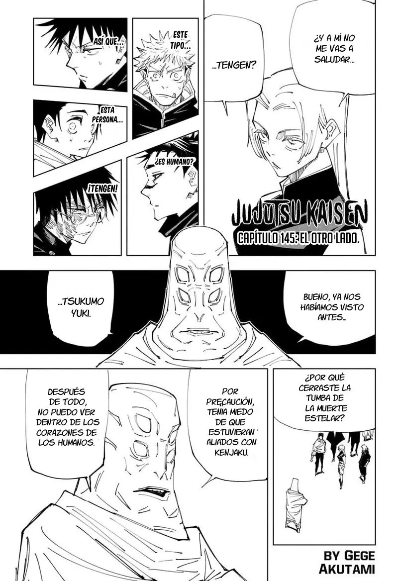 Jujutsu kaisen (2018) - Capítulo 145 - Página 3 - LectorTMOo