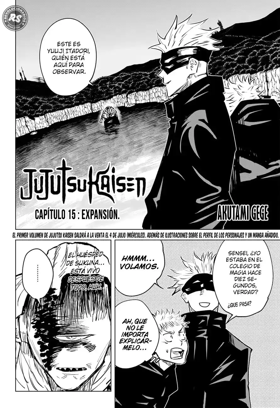 Jujutsu kaisen (2018) - Capítulo 15 - Página 5 - LectorTMOo
