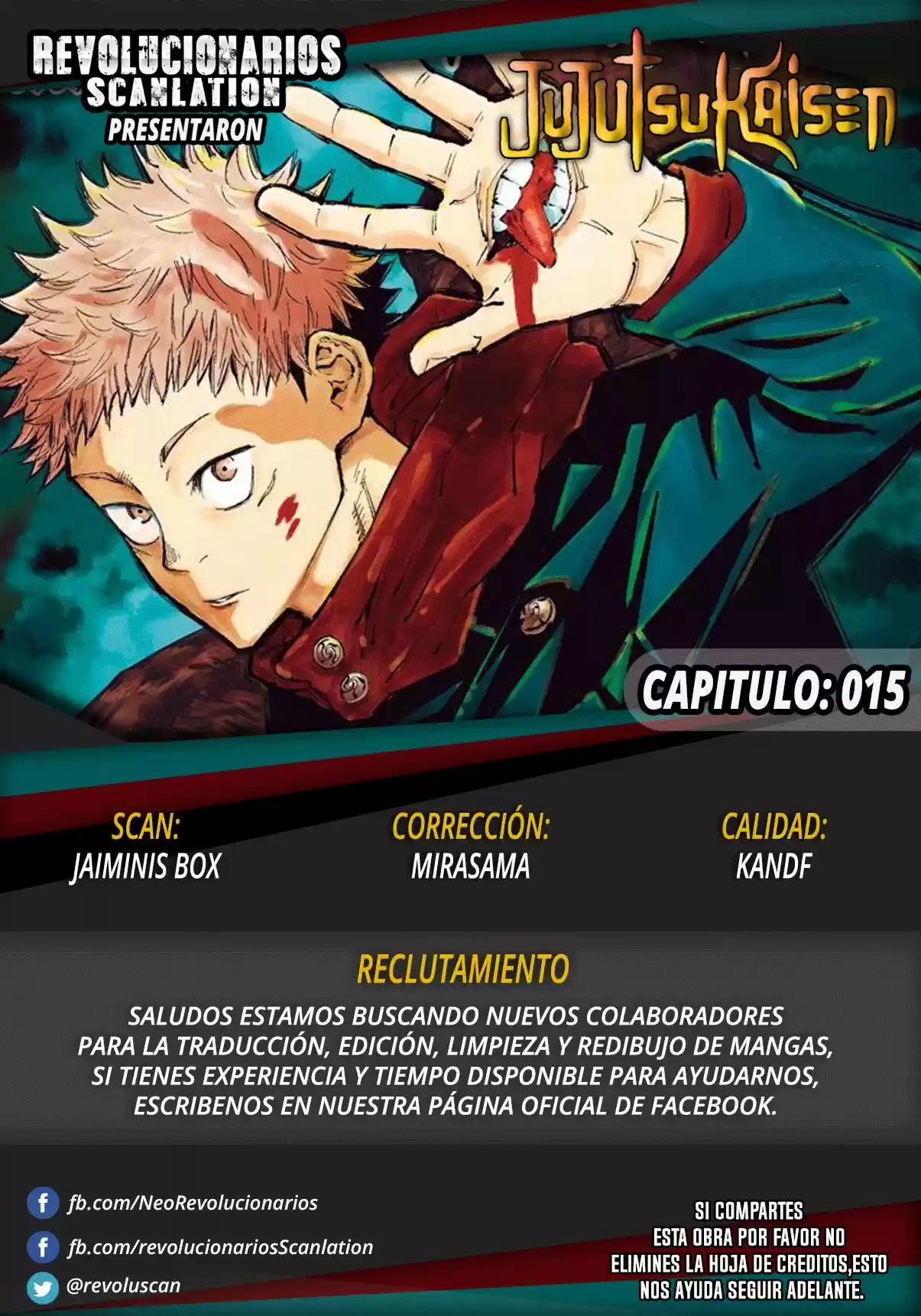 Jujutsu kaisen (2018) - Capítulo 15 - Página 19 - LectorTMOo